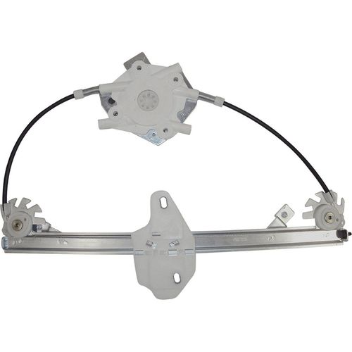 Máquina do Vidro da Porta Traseira - Elétrica - Sem Motor - Fixação Mabuchi - Esquerda - Renault Clio GII 99 a 16 (4 Portas) - Clio Sedan GII 00 a 10