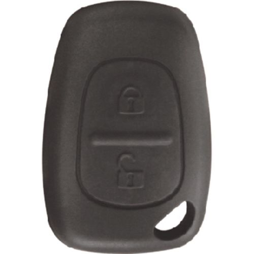 Capa do Telecomando - 2 Botões - Com Alojamento P/Transponder - Renault Clio II após 00