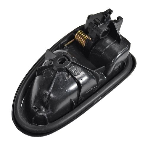 Maçaneta Interna da Porta Dianteira - Preta - Encaixe para Cabo de Aço - Esquerda - Renault Clio GII 99 a 16 - Agrale G3