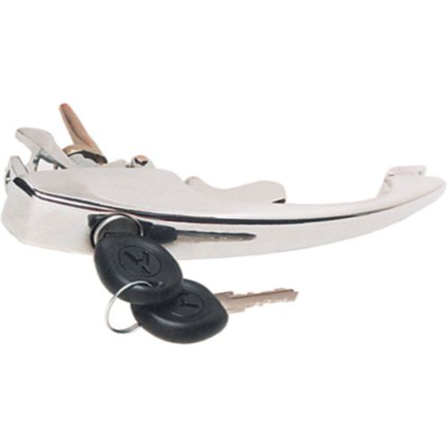 Maçaneta Externa da Porta Dianteira - Cromada - Com Chave - VW Variant 72 a 77 - TL 72 a 77