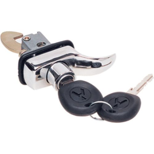 Maçaneta Externa Da Tampa do Motor - Cromada - Com Chave Mesmo Segredo - VW Fusca até 86 - Kombi Clipper até 96