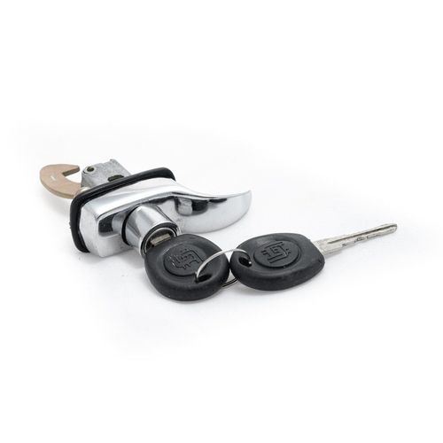 Maçaneta Externa Da Tampa do Motor - Cromada - Com Chave - VW Fusca até 86 - Kombi Clipper até 96