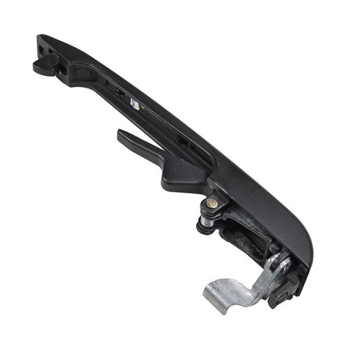 Maçaneta Externa da Porta Traseira - Sem Chave - Friso Preto - Metal - Esquerda - Volkswagen Voyage GI 83 a 95