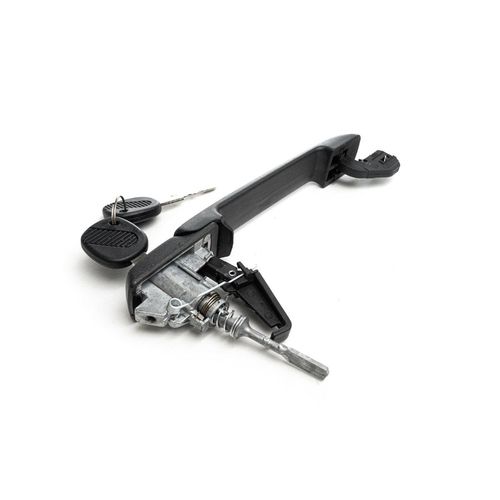 Maçaneta Mecânica Ext. da pta. - C/Chave Maxion - Preto - D/E - Volkswagen Gol 2pts II 94 a 98 - Parati II 96 a 99