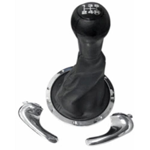 Kit de Maç int.+Coifa de Couro - pta. diant. - dir./esq. Cromado - Volkswagen Gol GII 94 à 01 - Gol Special GII 99 à 05