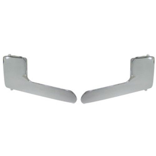 Par de Maçaneta int. pta. diant. - dir./esq. cromado de metal - Volkswagen Fox após 03  - Gol GIV após 05