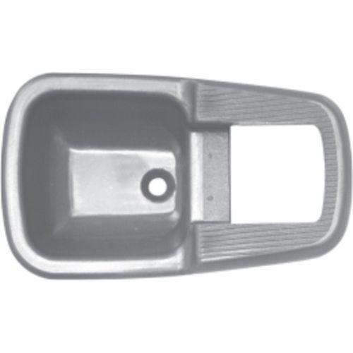 Moldura da Maçaneta Interna da Porta Dianteira - Cinza - Direita/Esquerda - Volkswagen Fusca após 77 / Ônibus