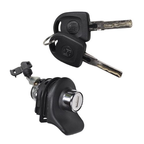 Maçaneta (Botão) Externa do Porta-Malas - Elétrica - Com Chave - VW Fox 03 a 14 - Spacefox GI 06 a 10 - Spacecross 09 a 21