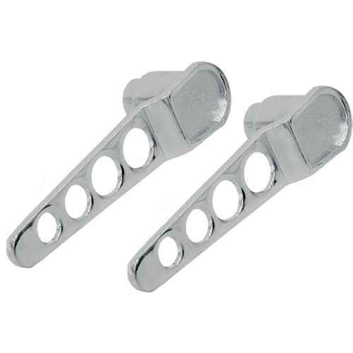 Par de Maçaneta int. pta. diant. - dir./esq. Cromado Nylon - Volkswagen Fusca GI 59 à 70 - Fusca GI 67 à 70