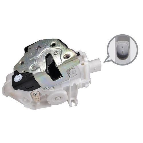 Fechadura da Porta Dianteira - Elétrica - 2 Pinos - Trava Elétrica Original - Direita - VW Gol 08 a 22 - Saveiro após 08 - Voyage 08 a 22