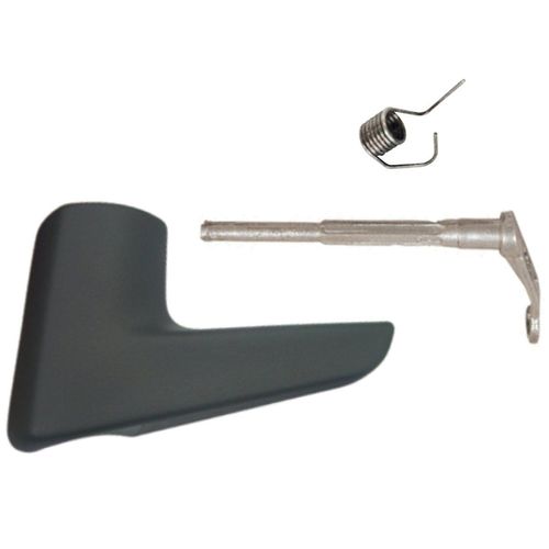 Kit maçaneta int. c/mola e alavanca pt. - Grafite - Esq. - Volkswagen Constellation