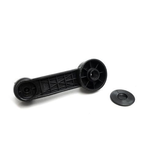 Manivela Reguladora do vidro pta. diant.s - dir./esq. Preto - Ford F-1000 após 90