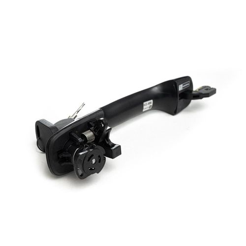 Maçaneta Externa da Porta Dianteira - Preta - Com Chave - Esquerda - Ford Ecosport GI 03 a 12 - Fiesta Amazon GII 02 a 14