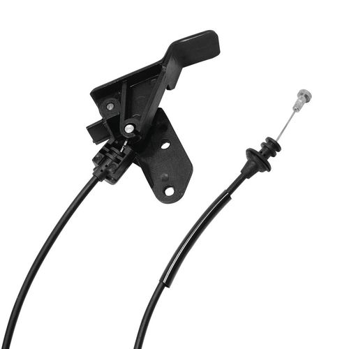 Cabo Acionador da Fechadura do Capô - C/Maçaneta Puxadora - Ford Fiesta Amazon II 02 a 14 - Ecosport II 03 a 12