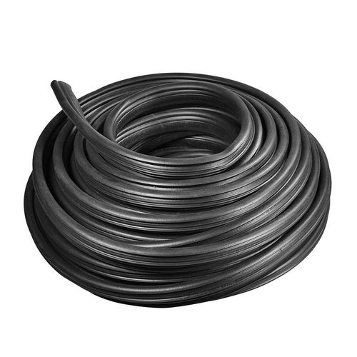 Borracha da Porta (Premium) - Com Aba (Preta) - Tipo Baixa - Tribulbo - Rolo de 25Mts. - GM / Ford / Volkswagen