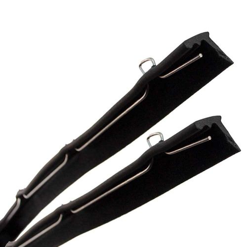 Pestana Interna da Porta - Material: Borracha Flocada - Com Arame - Direita - VW Kombi GI 75 a 13 - Kombi Clipper GI 75 a 97