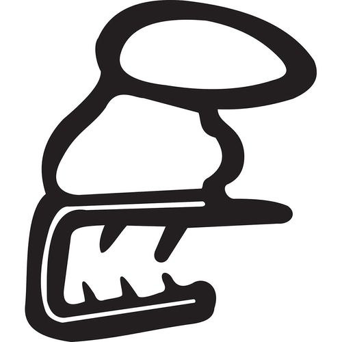 Rolo de Borracha da pta. - Fiat Elba 86 à 96 - Fiorino GI 00 à 04