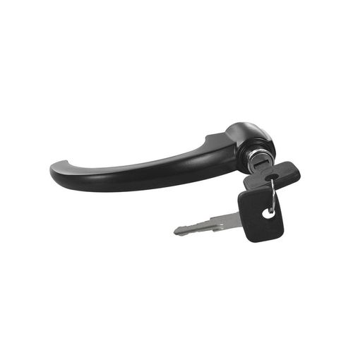 Maçaneta ext. Porta. Diant. - Dir./Esq. Preto. Com Chave - GM Caminhões  - Pick-Up 85 à 97