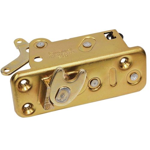 Fechadura da Porta Dianteira - Mecânica - Com Rosca - Esquerda - Mercedes-Benz 608D - LO610 / Uso Geral / Ônibus