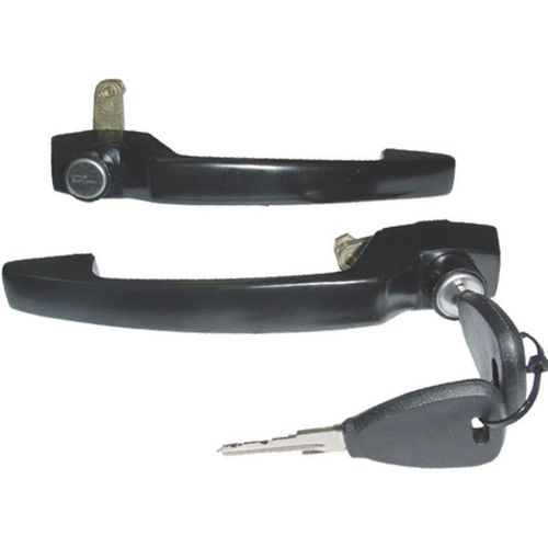 Par de Maçanetas pta. diant.s - dir./esq. Preto Zamac - Mercedes-Benz 1113  - 1313