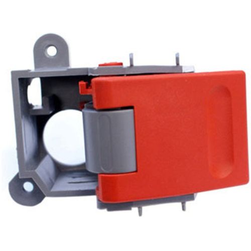 Maçaneta Interna da Porta Dianteira - Base: Cinza/Puxador: Vermelho - Direito - MB Sprinter GI 97 a 09