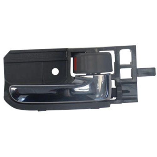 Maçaneta Interna da Porta Dianteira/Traseira - Base: Cinza/Puxador: Cromado - Direita - Toyota Corolla GIII 02 a 08 - Hilux GII 05 a 15 - Fielder GI