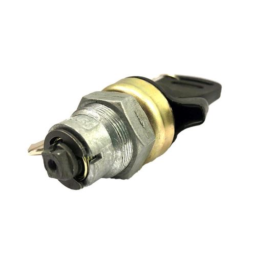 Maçaneta Externa da Porta – Preta - Com chave – Giro à Esquerda - Completa (Porca e Calço) - Sem Lingueta - Ônibus - Adaptações