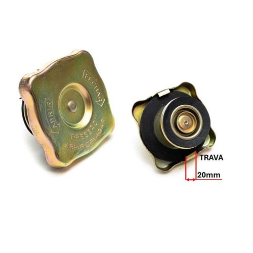 Tampa do Radiador - 13 Lbs - Trava Com 20mm - Fiat Uno GI 84 a 04 - Fiorino GI 85 a 04 - Elba GI 86 a 96 - Oggi GI 83 a 85 - Prêmio GI 85 a 04 - Fior