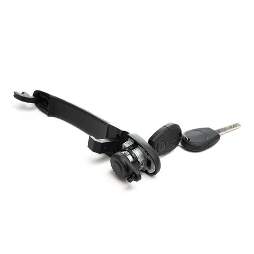 Maçaneta Externa da Porta Dianteira - Preta - Com Chave (Perfil Snake Key) - Com Alojamento para Transponder - Esquerda - Fiat Palio 04 a 17 - Strada