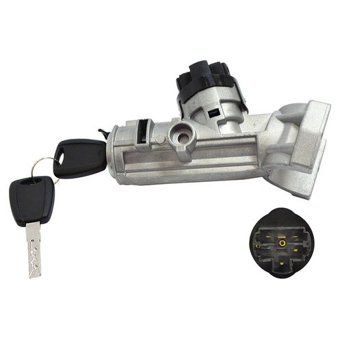 Trava de Direção (Completa) - Com Cilindro - Com Chave - Com Parte Elétrica - Com Comutador - Fiat Ducato GI Fase I 06 a 16 - Citroen Jumper GI 04 a