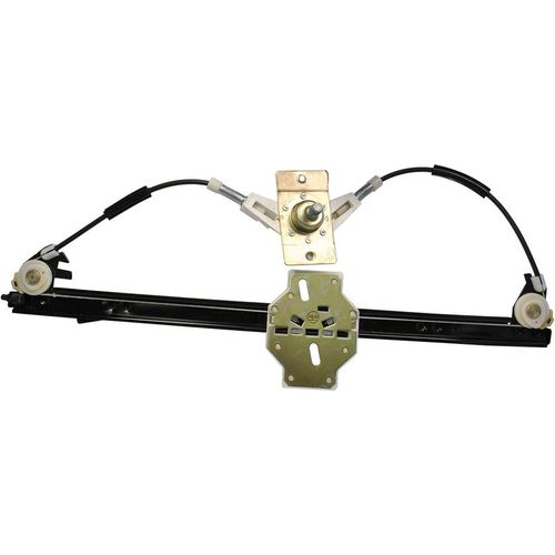 Máq. vidro Mec C/Placa Arrastadora de Metal pta. diant. - esq. - Fiat Fiorino GI/GI Fase I 82 à 13 - FIAT UNO 4P 84 a 14