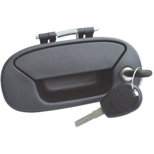 Maçaneta Externa da Tampa do Porta-Malas (Abertura Superior) - Preta - Com Chave (Preta) - Fiat Dobló GI 02 a 09