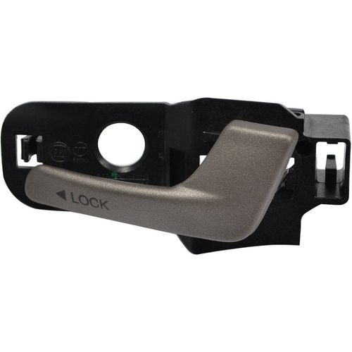 Maçaneta Interna da Porta Dianteira - Base: Preta/Puxador: Grafite/Lock: Preto - Esquerda - Fiat Palio Weekend Adventure GI Fase III 08 a 20 - Strada