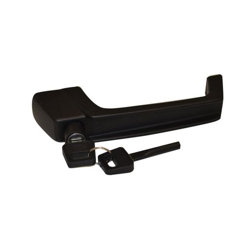 Maçaneta Ext.da Porta - C/Chave - Preto - Esq. - Volvo Caminhões após 92