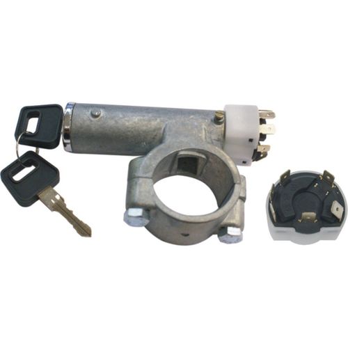 Trava de Direção - Com Chave e Parte Elétrica - 6 Pinos - Volvo N10 80 a 00 - N12 80 a 88 - Ônibus