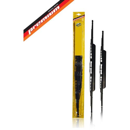 Palhetas Micro diant. Spoiler 20" / 18" Pol. - Peugeot 106 91 a 03 - Hyundai Accent 98 a 01 - GM Agile 09 a 14