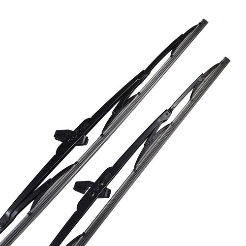 Par de Palhetas Metálica Micro 24"/23"Pol. Diant. - BMW Série 5 88 à 96 - Série 7 86 à 94