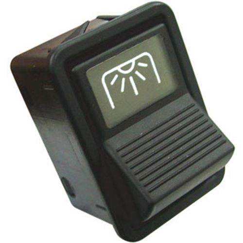 Tecla de Iluminação Interna - Preto - 5 Pinos - 24V - 1 Clique - MB Atego 04 a 11 - Actros 08 a 11 - Accelo 03 a 11 - Axor 05 a 11 - O-500 01 a 12 -