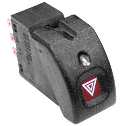 Interruptor da Luz de Emergência - Preto - C/Alarme Anti-Furto - GM Corsa Hatch GI 94 à 02  - Corsa Sedan GI 96 à 02