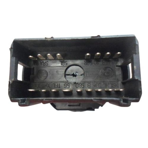 Interrup. Rotativo Luzes Farol (Gravação Pintada) Simp. - Led:Vermelho - 17 Pinos - VW Gol 99 a 14 - Delivery 06 a 13