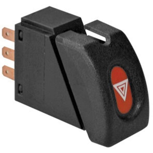 Tecla Aciona Pisca Alerta (Emergência) - Preto - Sem Alarme - 7 Pinos - GM Corsa Hatch GI 94 a 02 - Corsa Sedan GI 96 a 02