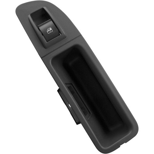 Tecla acionadora do vidro Elétrico C/moldura pta. tras. - esq. Grafite - Fiat Grand Siena após 12  - Palio GII após 11