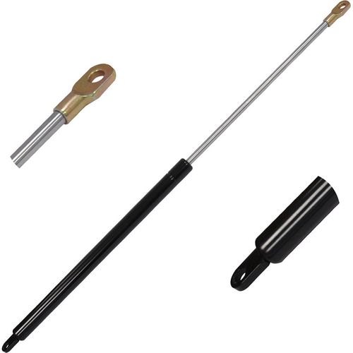 Amortecedor de Mola à Gás da Tampa do Motor/Bagageiro - Comprimento: 550mm/Curso: 225mm/Carga: 35KGF - Diâmetro Pistão:8mm/Tubo:18mm - Conector: AMX0