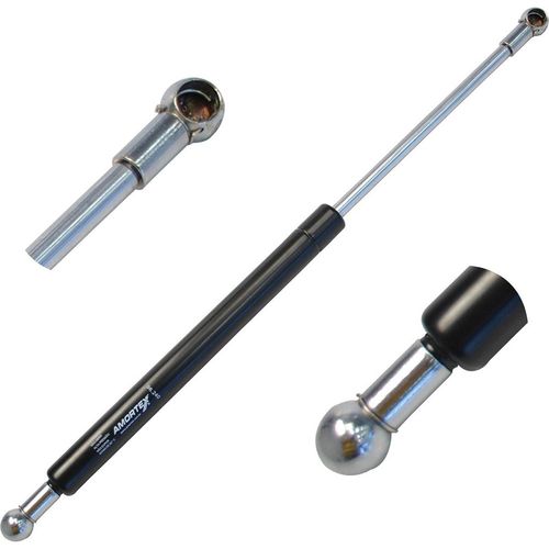 Amortecedor de Mola à Gás da Tampa do Motor - Comprimento: 476mm/Curso: 170mm/Carga: 85KGF - Diâmetro Pistão:10mm/Tubo:22mm - Conector: ATX04 - MB O-