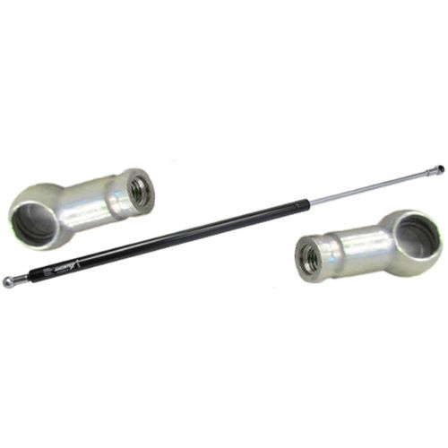 Amortecedor de Mola à Gás da Tampa do Motor - Comprimento: 796mm/Curso: 255mm/Carga: 70KGF - Diâmetro Pistão:10mm/Tubo:22mm - Conector: ATX04 - MB O-