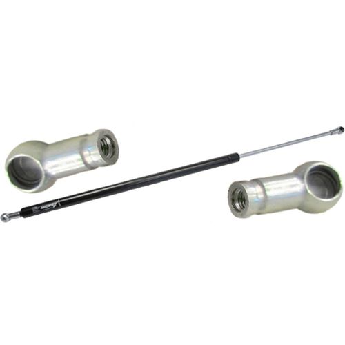 Amortecedor de Mola à Gás da Tampa Bagageiro - Comprimento: 549mm/Curso: 220mm/Carga: 56KGF - Diâmetro Pistão:8mm/Tubo:18mm - Conector: ATX04 - Caio