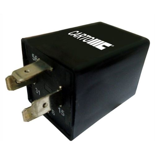 Relé Temporizador - Tempo de 5 Segundos (Retardo) - 4 Terminais: 31 - S - 56 - 15 - Amperagem: 10A - Tensão: 12V - Fixação: Sem Suporte - VW Caminhõe