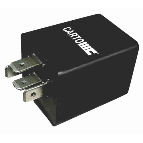 Relé de Pisca - 4 Terminais: 1 - 2 - 4 - 3 - Tensão: 24V - Fixação: Sem Suporte - 2 Lâmpadas - Marcopolo Ônibus