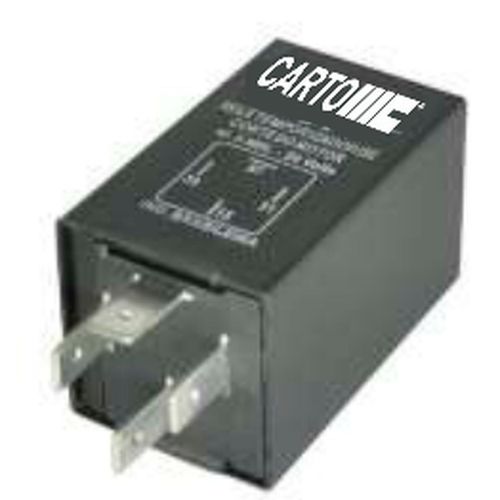 Relé de Corte do Motor (Após 5 Minutos) - Tensão: 24V - 4 terminais - Com Suporte - Caminhões/Ônibus