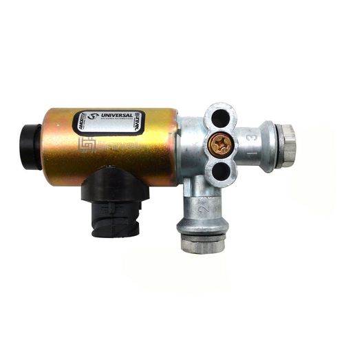 Válvula Solenóide Freio Motor/Arla - 24V - Rosca: M16x1,5 (2x) - Ônibus / Mercedes-Benz - O-400 - OF-1417 - Axor após 04 - Actros após 09